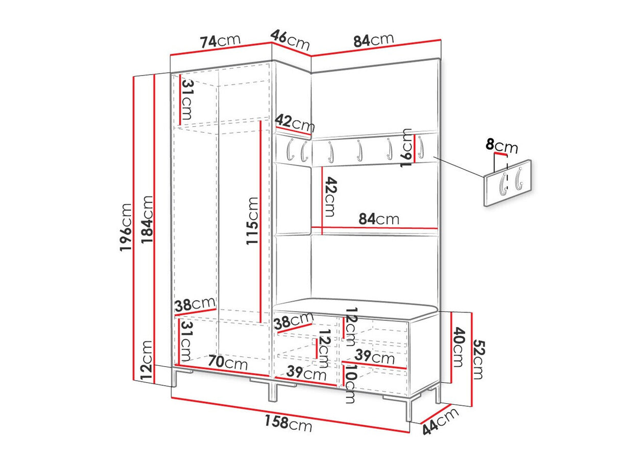 Priekšnama komplekts 451152