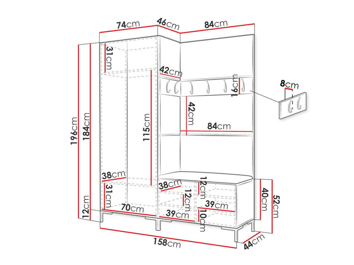 Priekšnama komplekts 451152