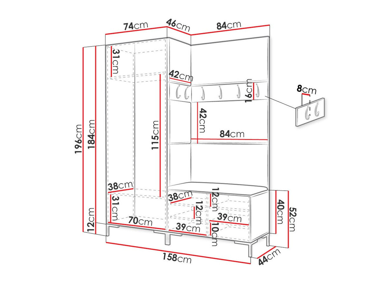 Priekšnama komplekts 451152