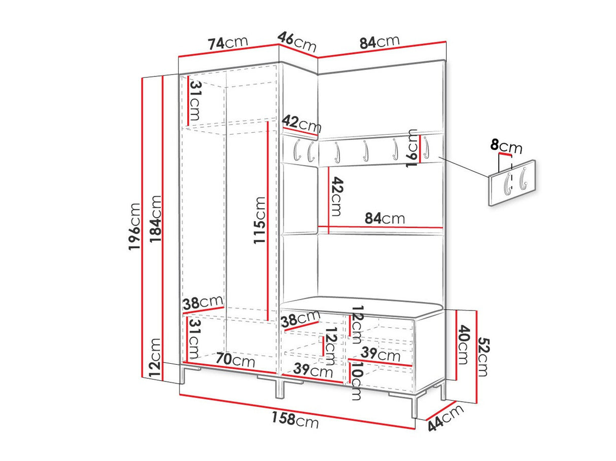 Priekšnama komplekts 451152
