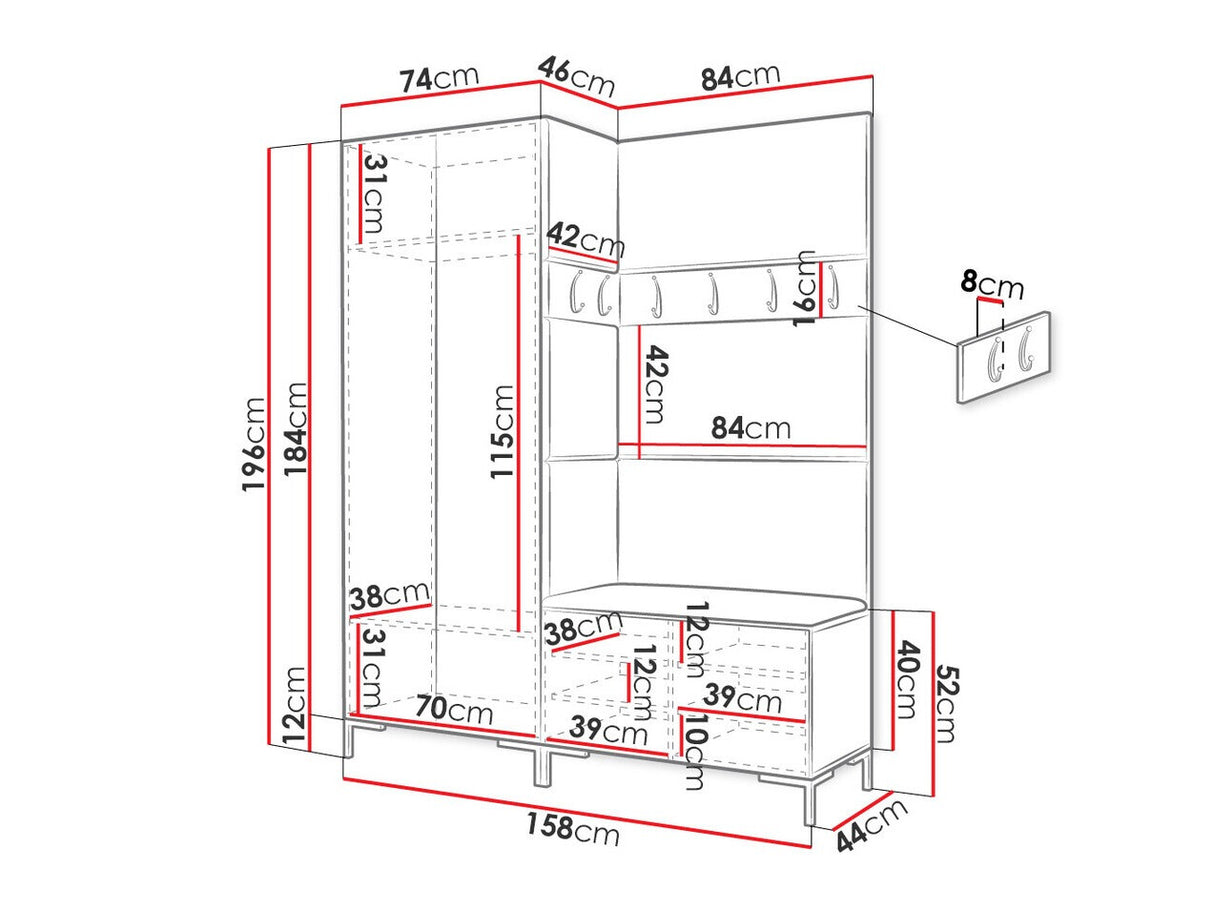 Priekšnama komplekts 451152