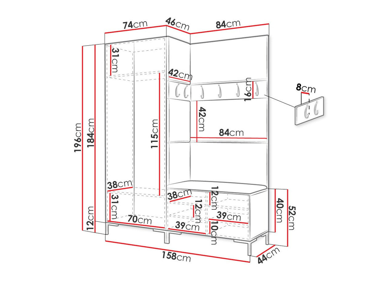Priekšnama komplekts 451152