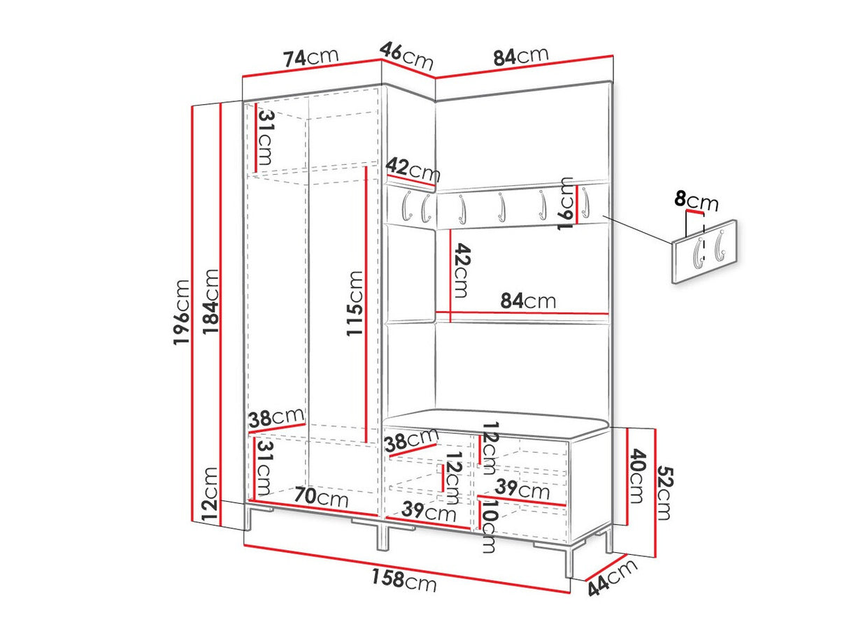 Priekšnama komplekts 451152