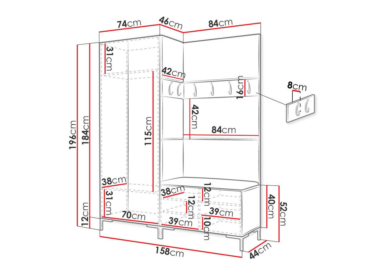 Priekšnama komplekts 451152