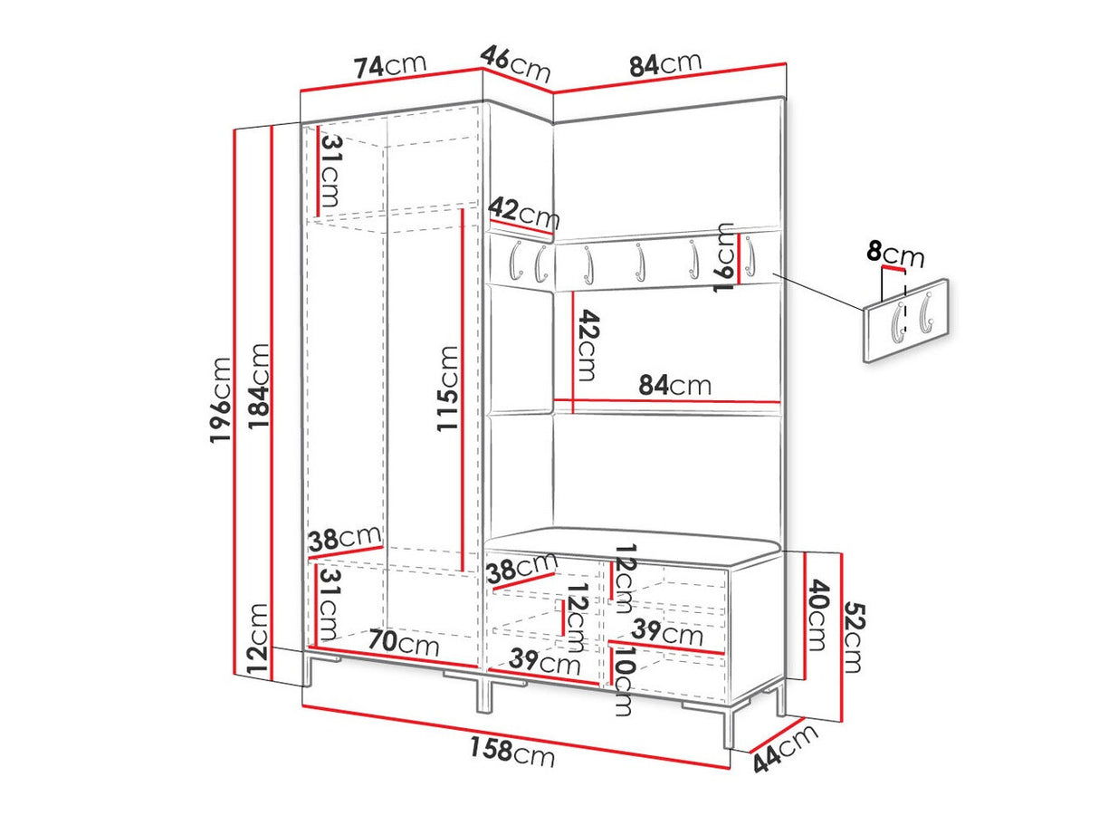 Priekšnama komplekts 451152