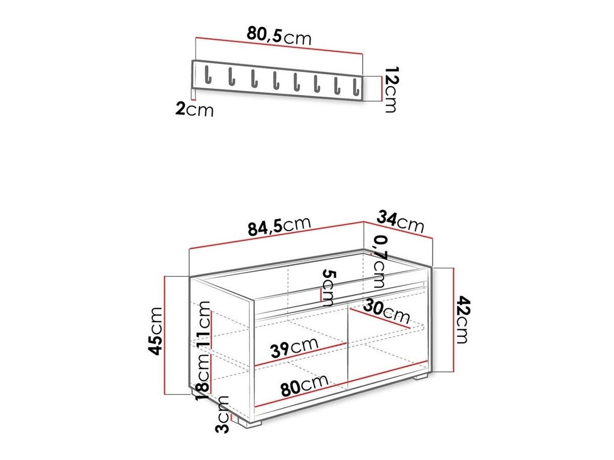 Priekšnama komplekts 301602