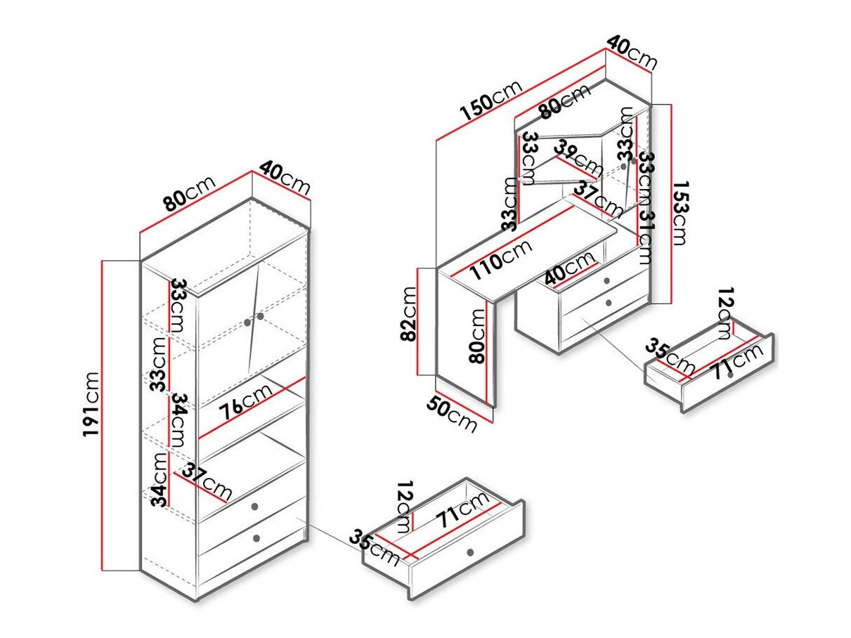 Mēbeļu komplekts 401363