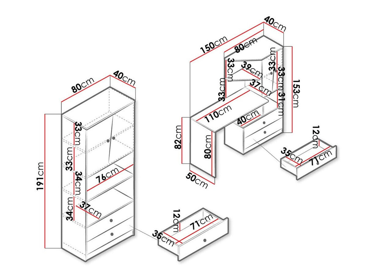 Mēbeļu komplekts 401363