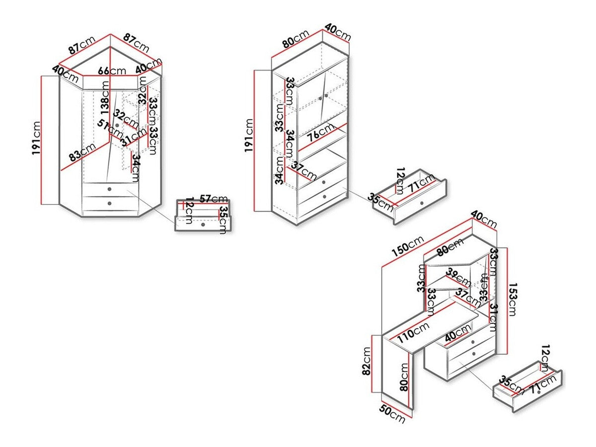 Mēbeļu komplekts 401394