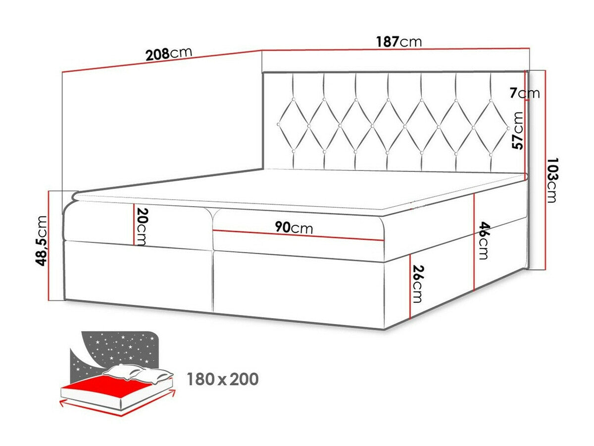 Kontinentālā gulta 438608