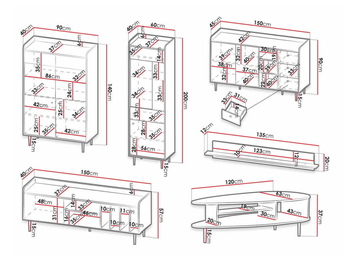 Viesistabas komplekts 453984