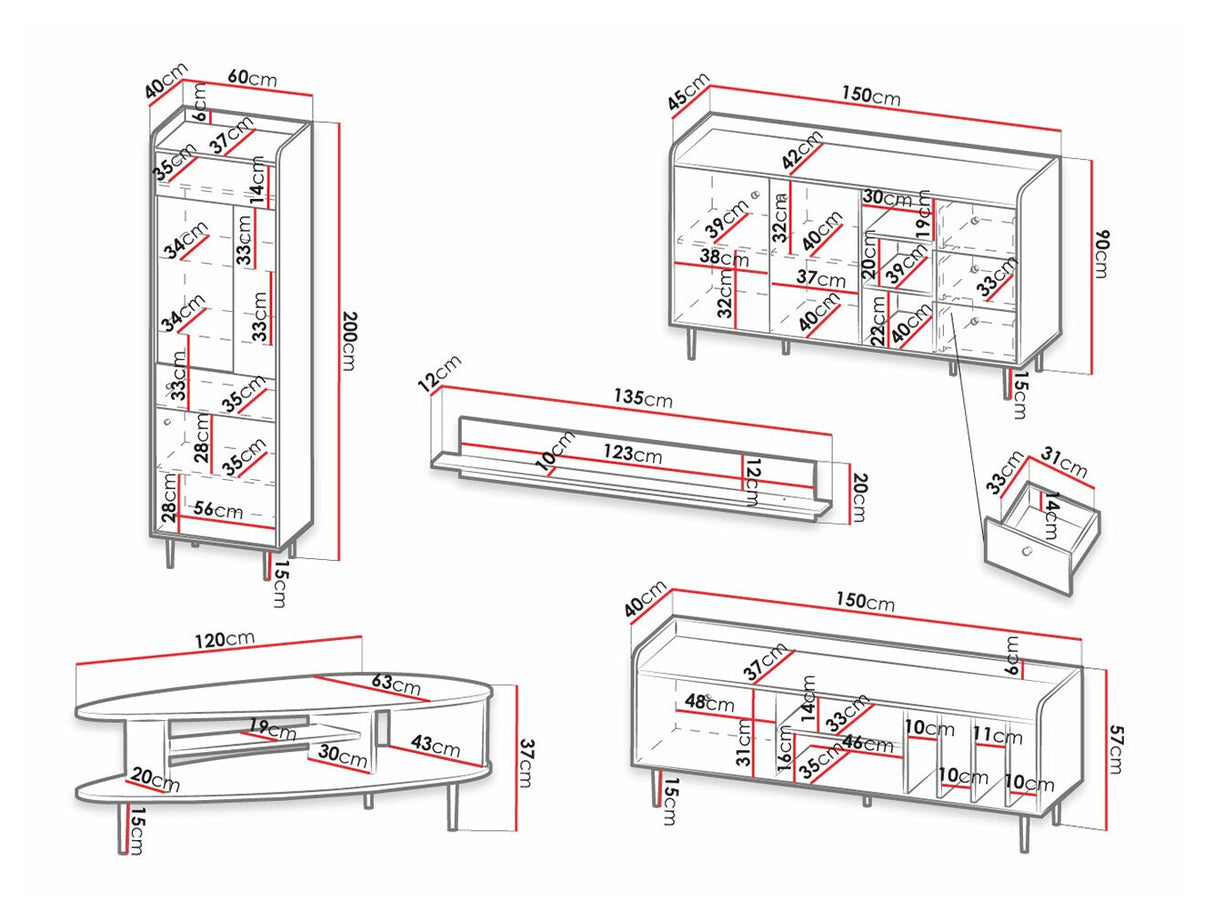 Viesistabas komplekts 454028