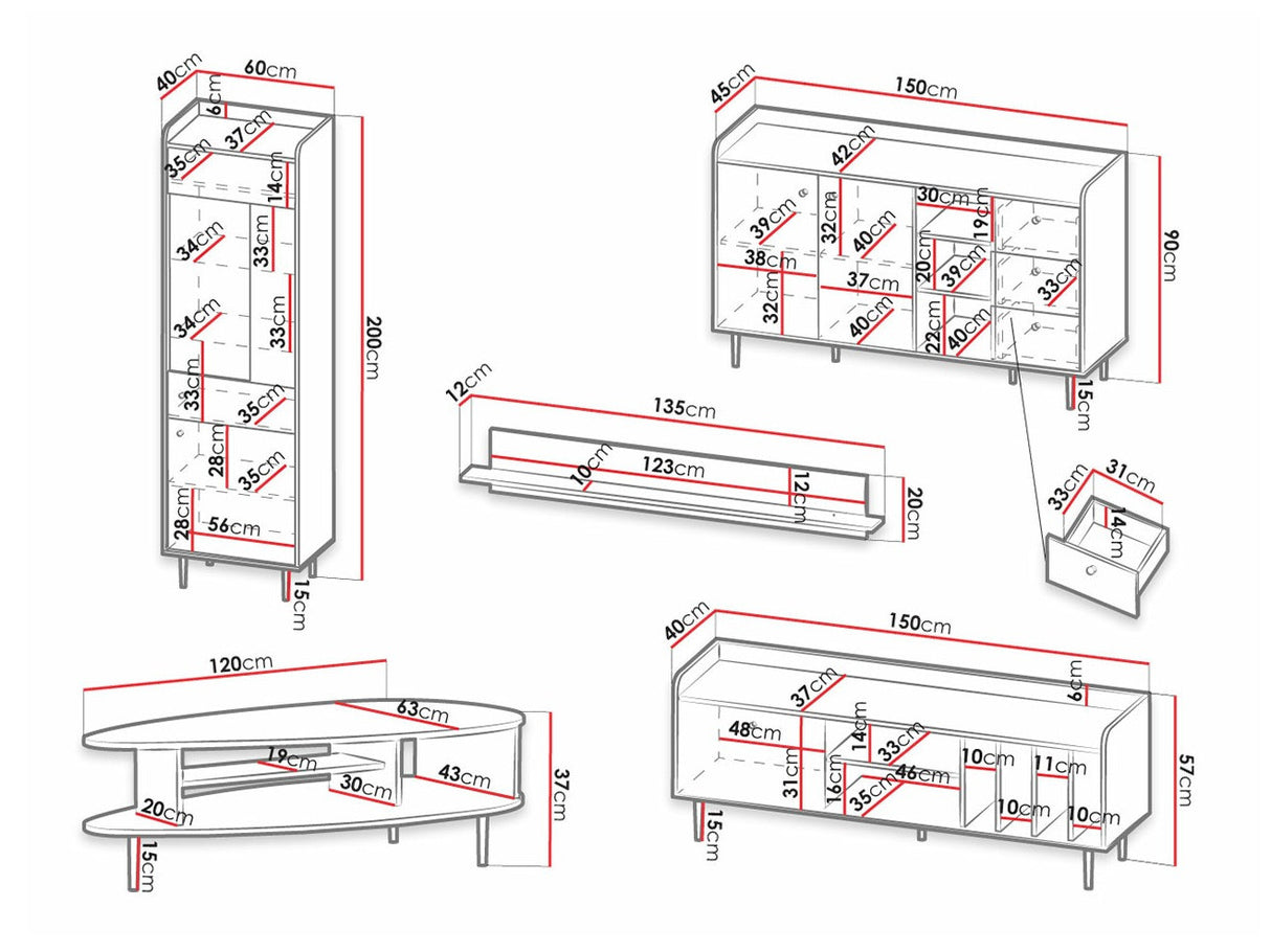 Viesistabas komplekts 454028
