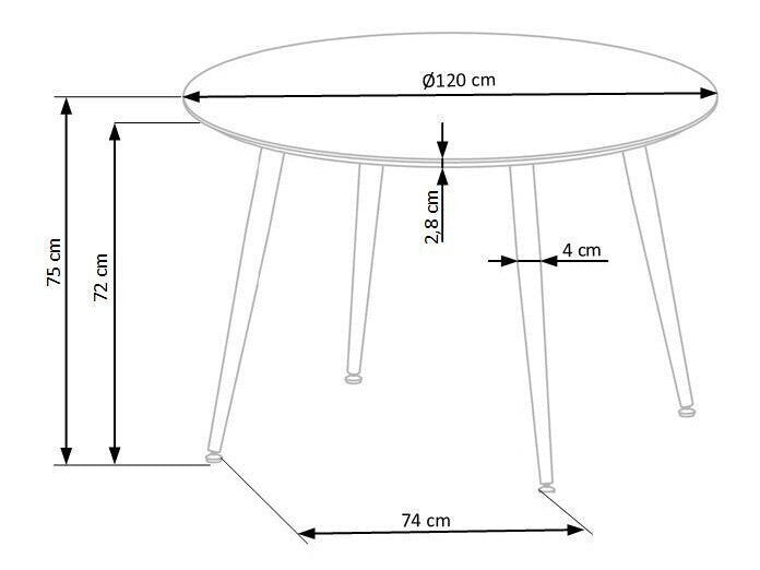 Ēdamistabas komplekts 206450