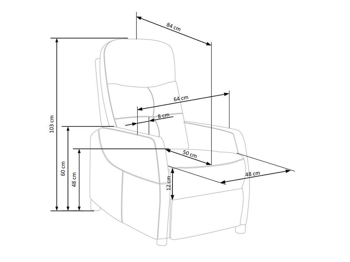 Krēsls reglainer 309089