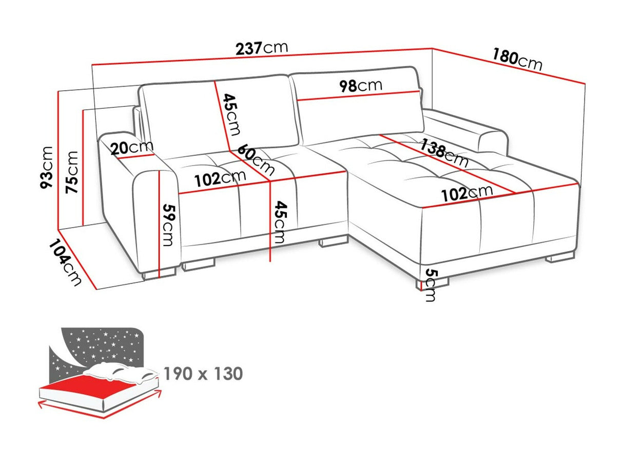 Stūra dīvāns 465206