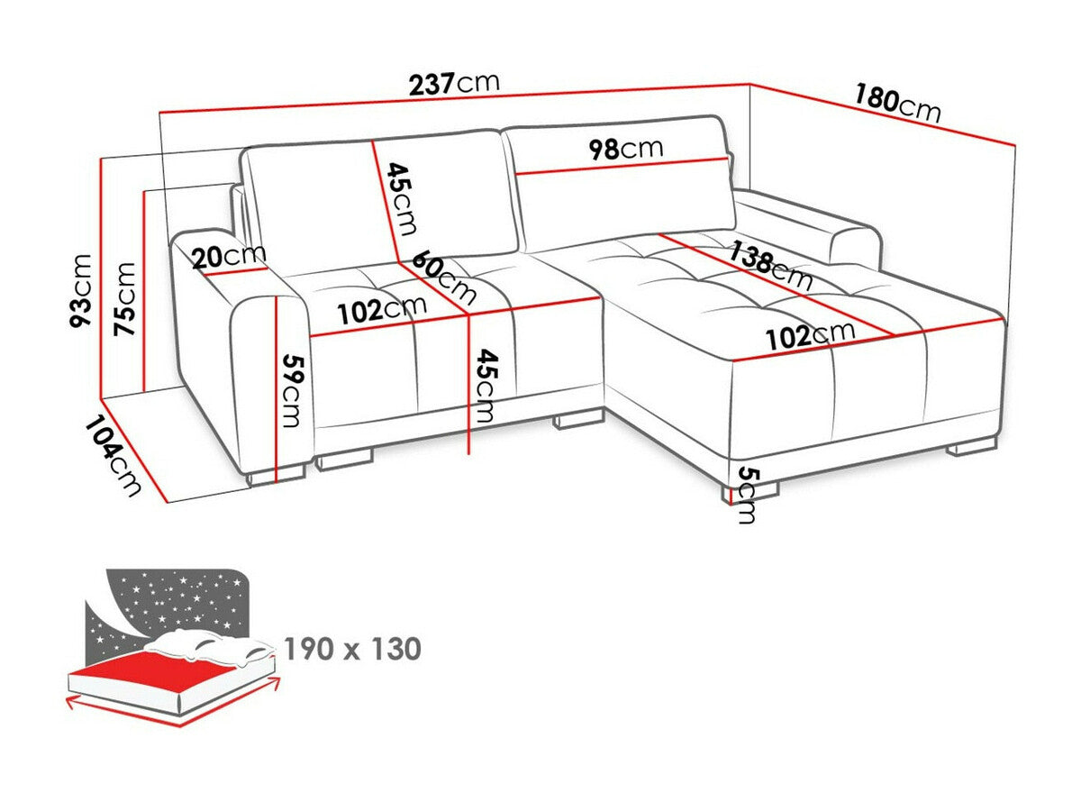 Stūra dīvāns 465206