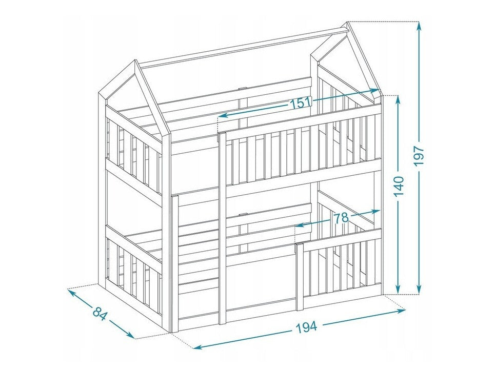 Divstāvu gulta 465581