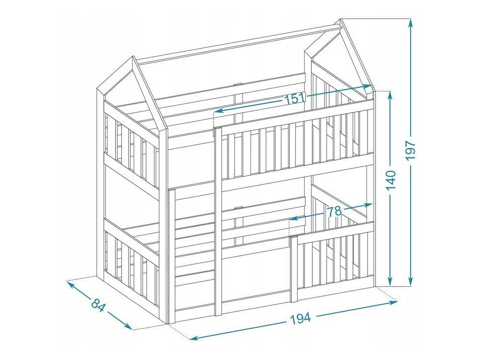 Divstāvu gulta 465581
