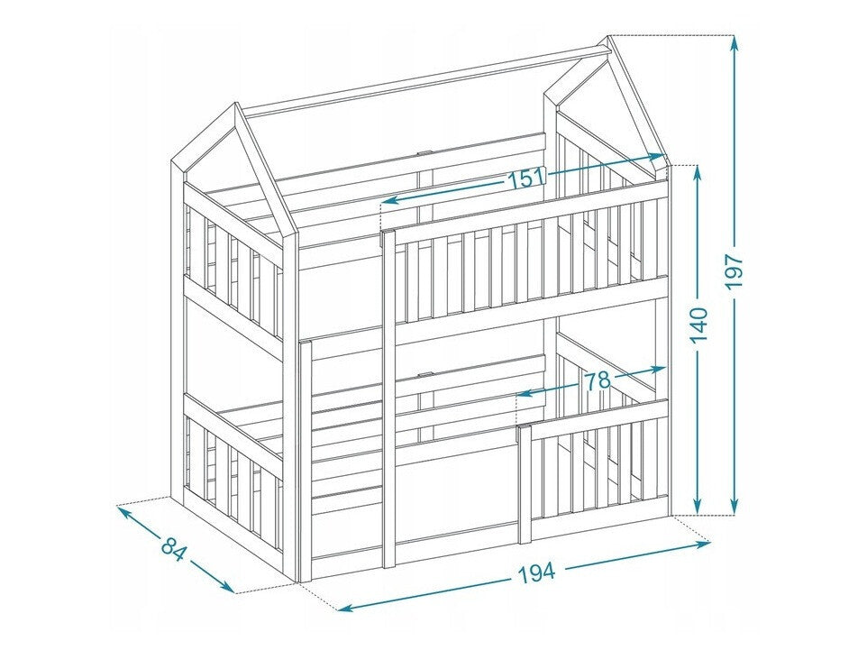 Divstāvu gulta 465581