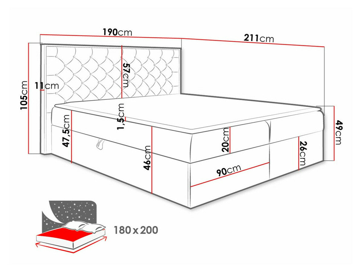 Kontinentālā gulta 472229