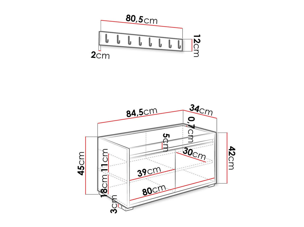 Priekšnama komplekts 301602