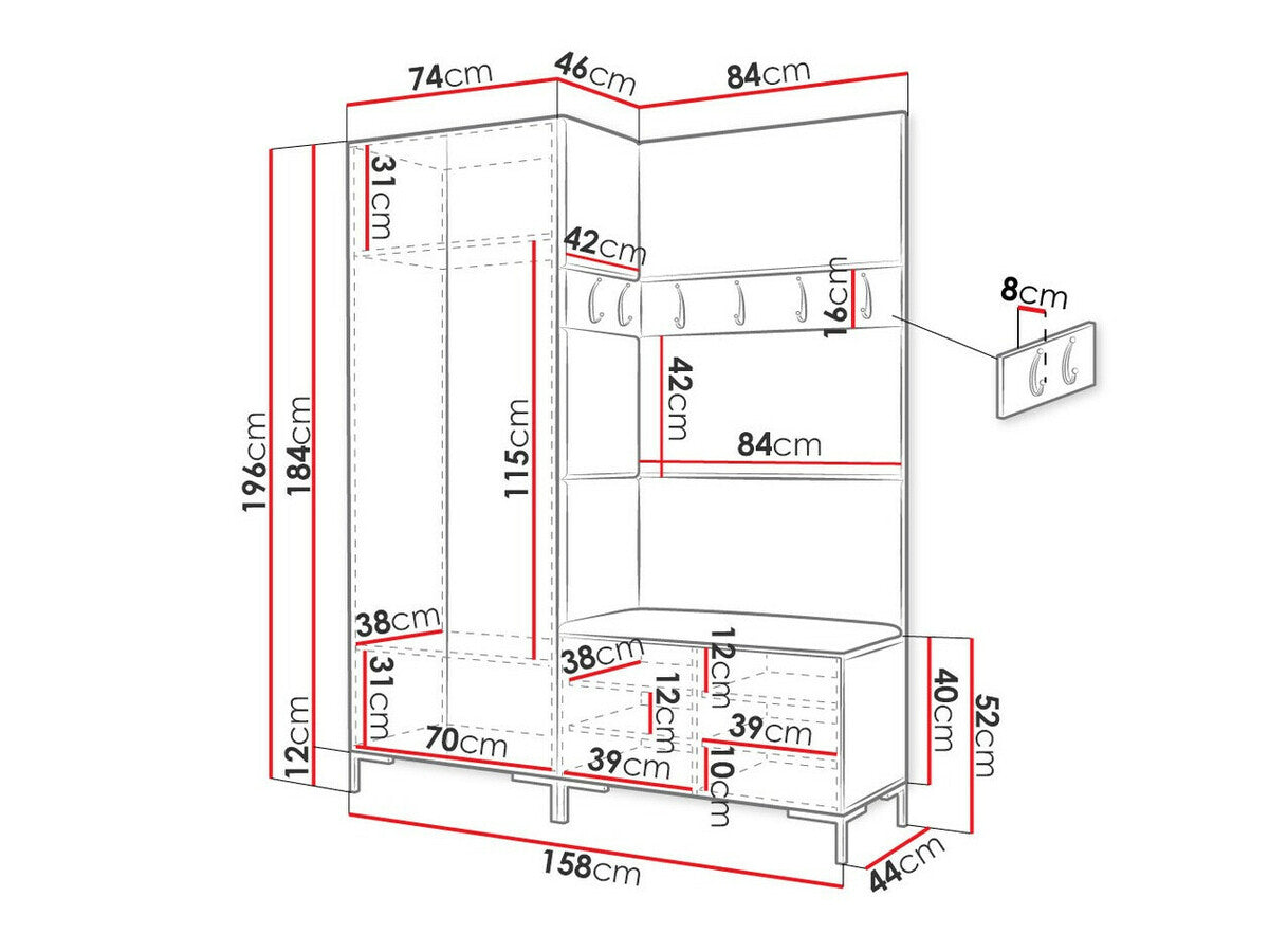 Priekšnama komplekts 451152