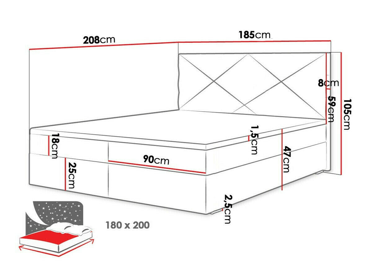 Kontinentālā gulta 373487