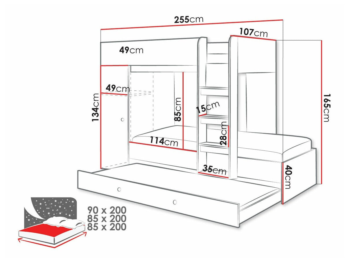 Divstāvu gulta 477526