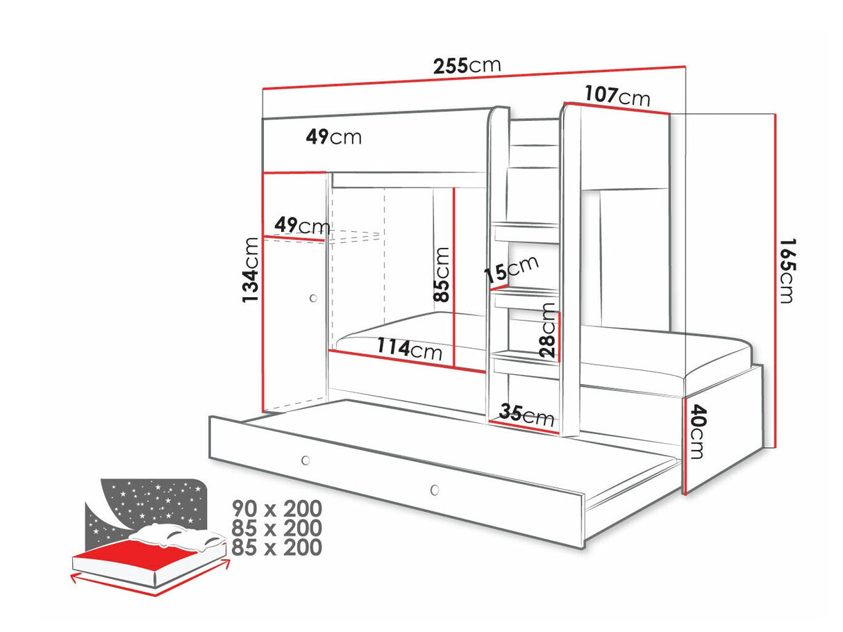 Divstāvu gulta 477526