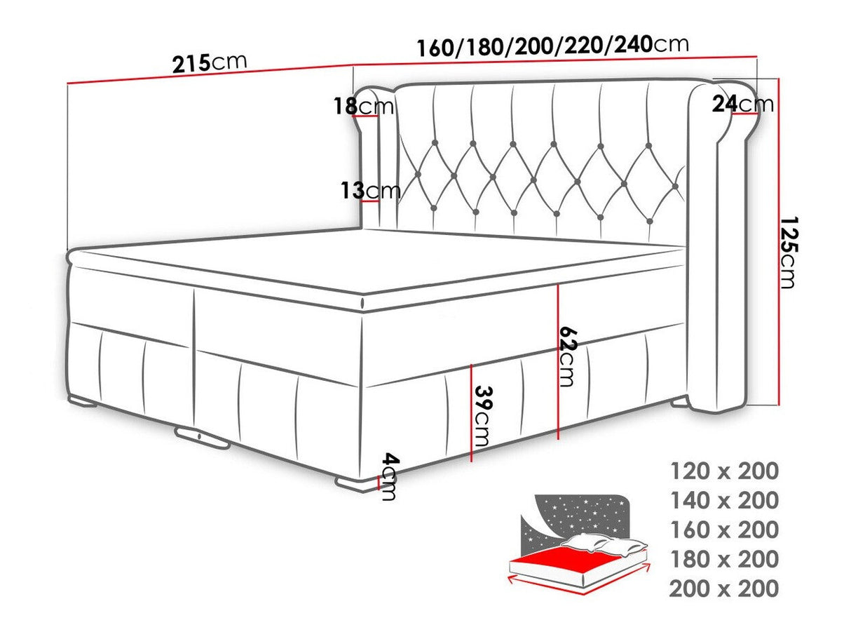 Kontinentālā gulta 209351