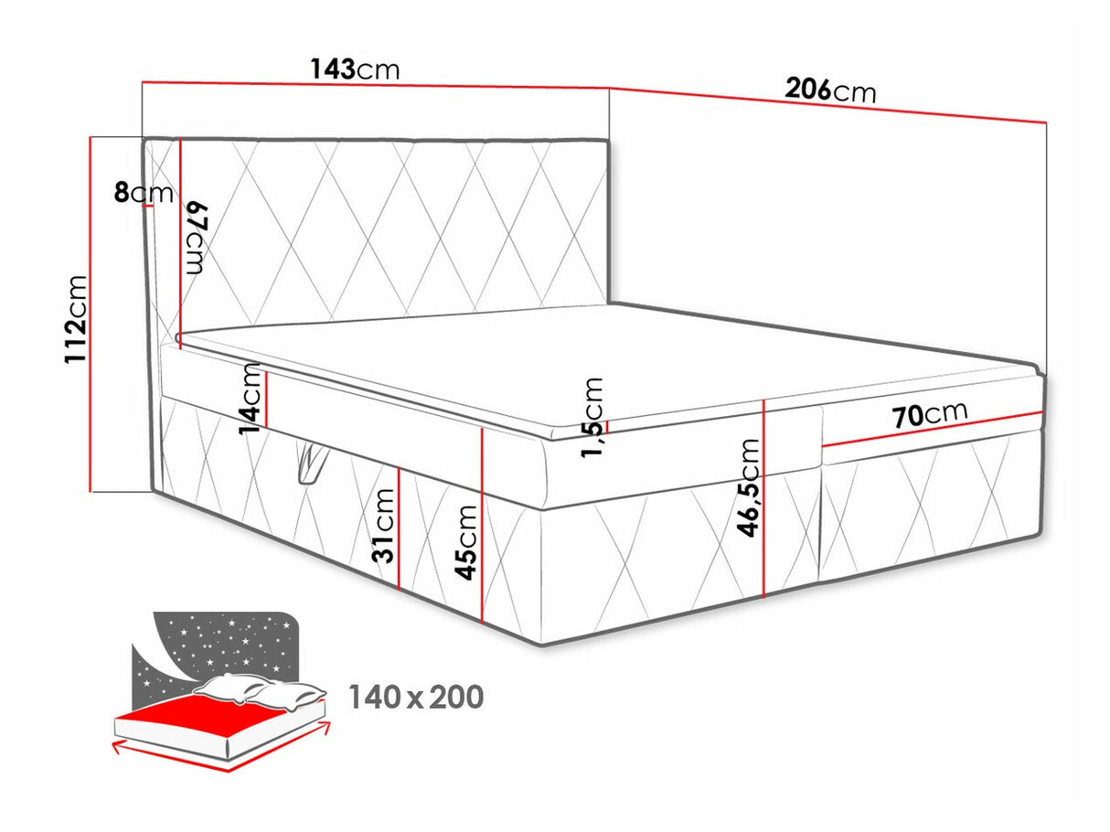 Kontinentālā gulta 481123