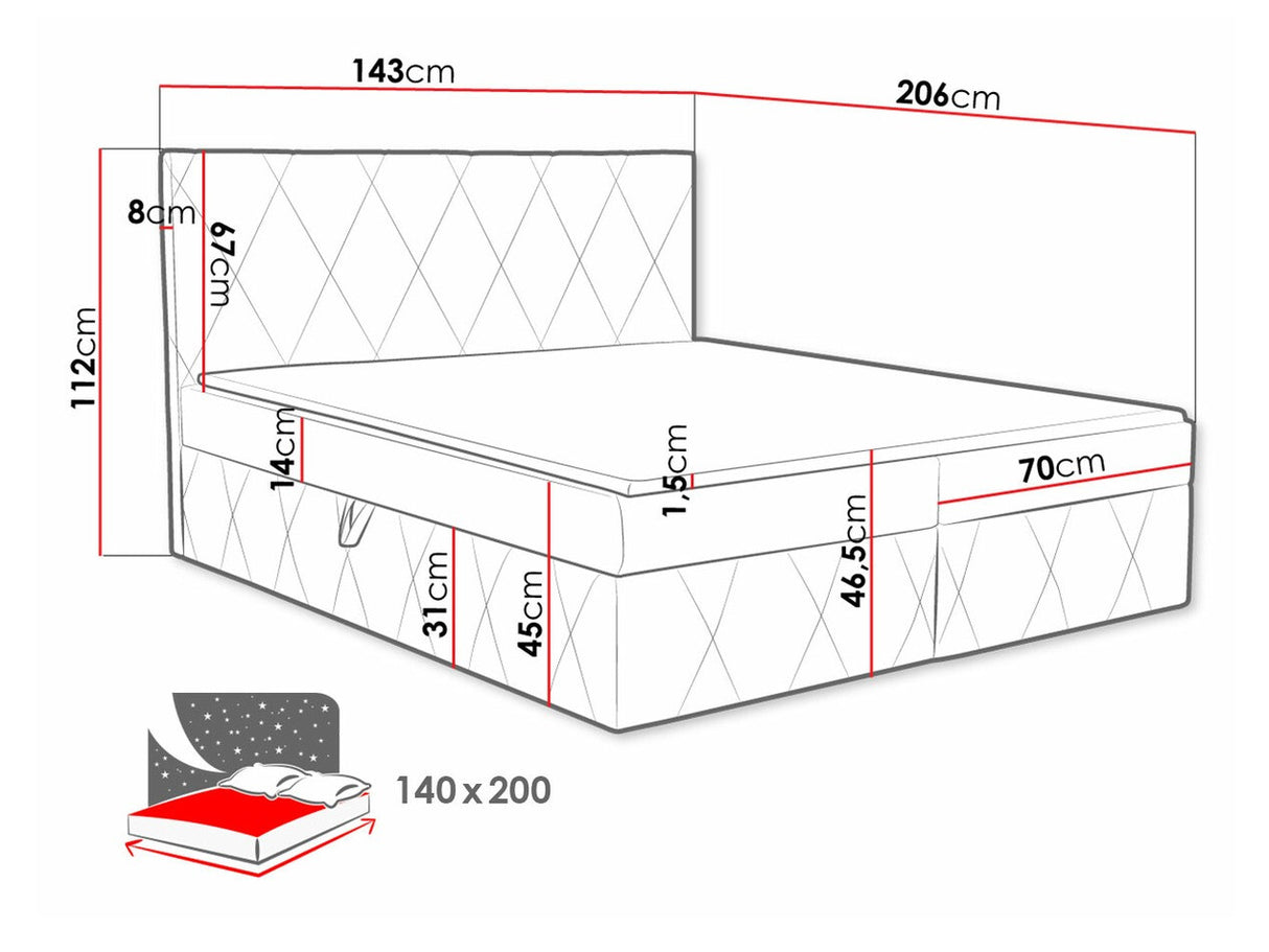 Kontinentālā gulta 481123