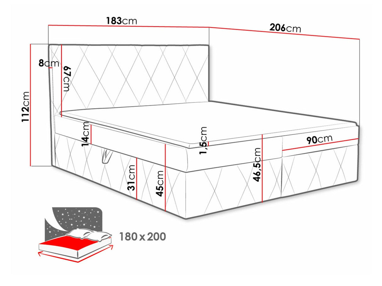 Kontinentālā gulta 481123