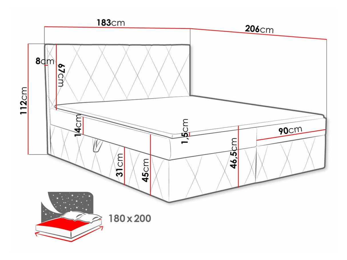 Kontinentālā gulta 481123