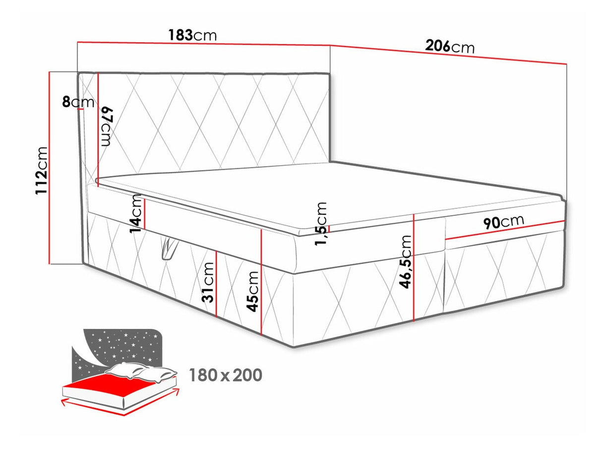 Kontinentālā gulta 481123