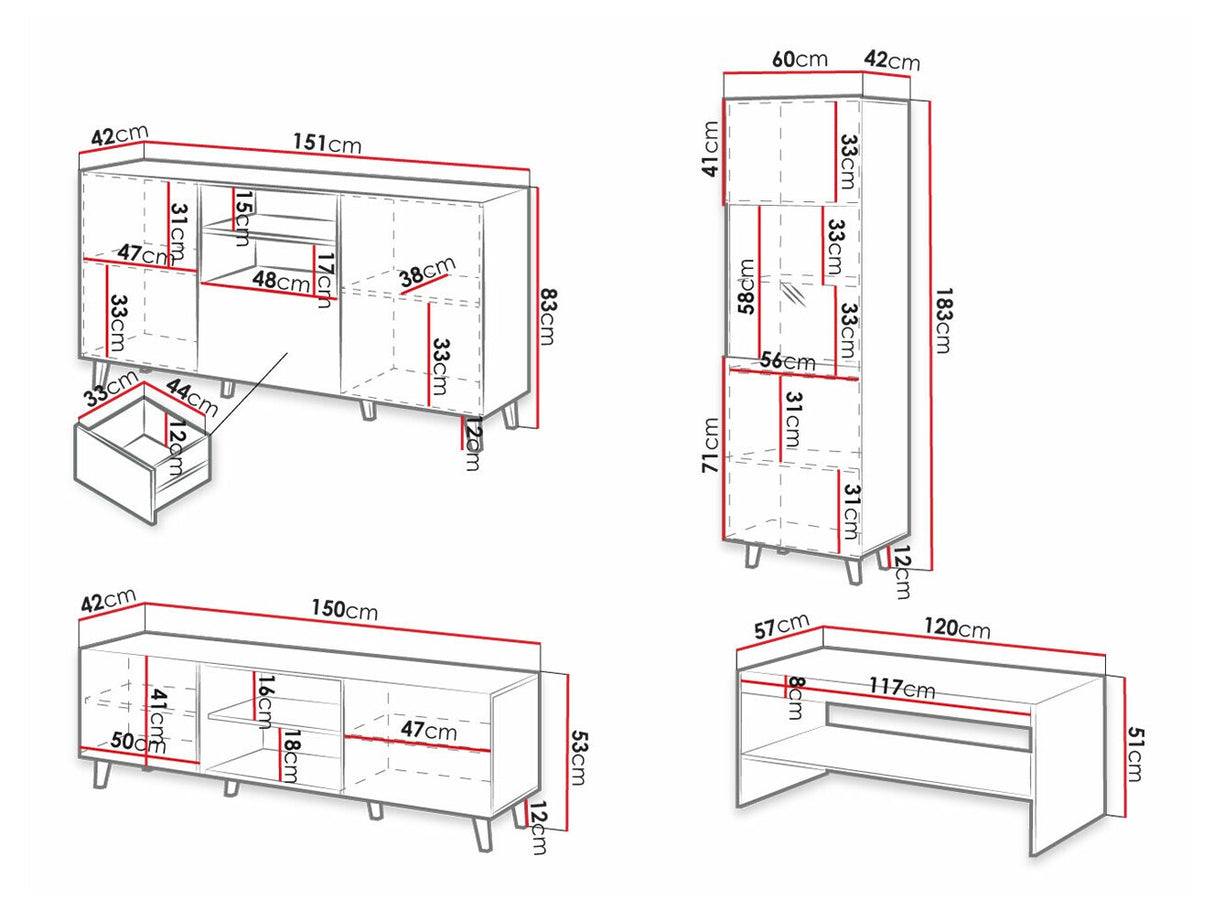 Viesistabas komplekts 481885