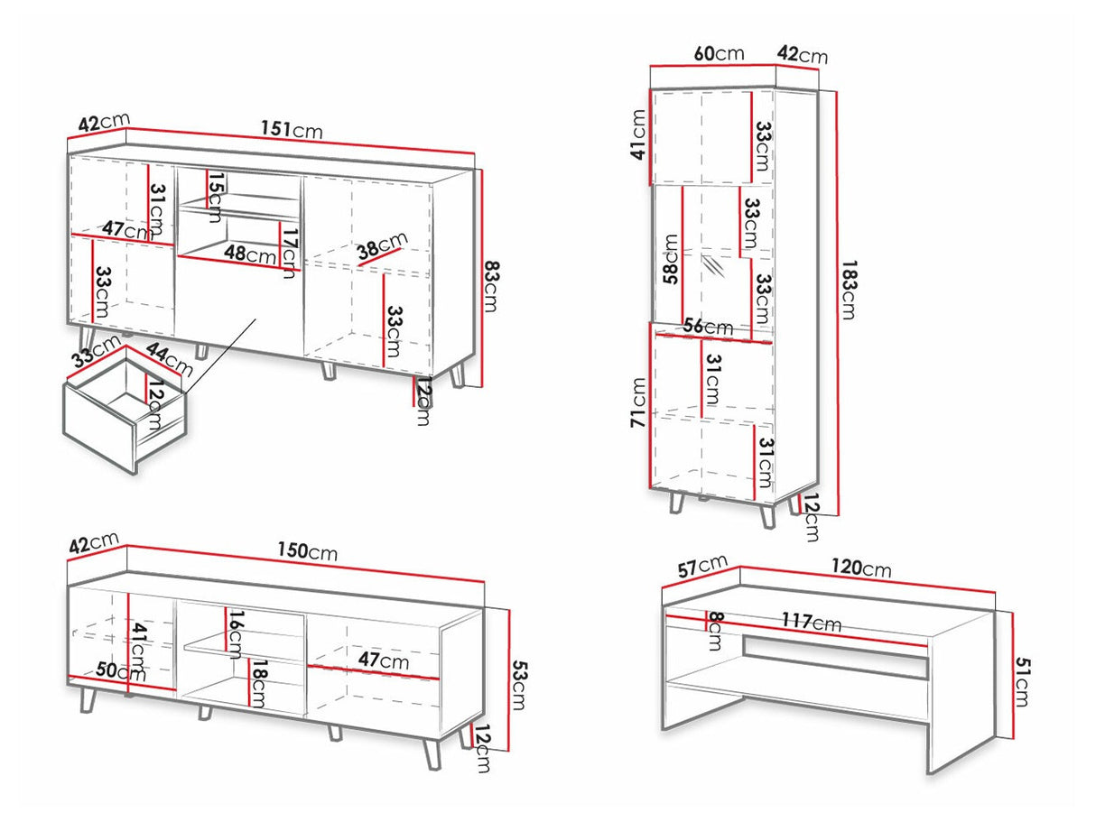 Viesistabas komplekts 481885
