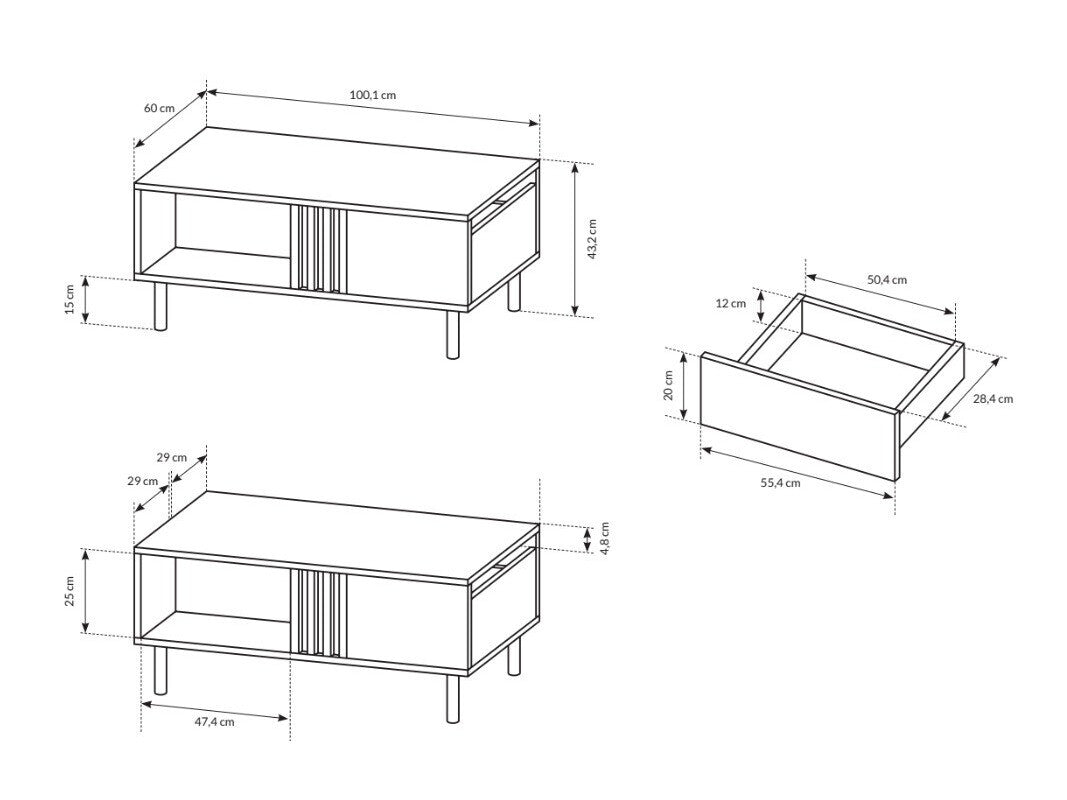 Žurnālu galdiņš 485100