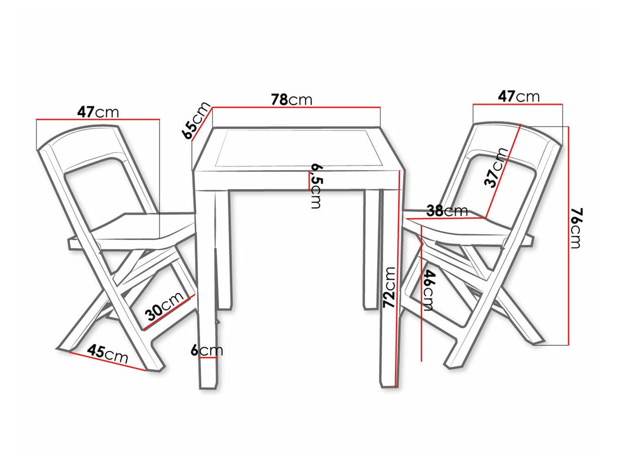 Balkona komplekts 487484