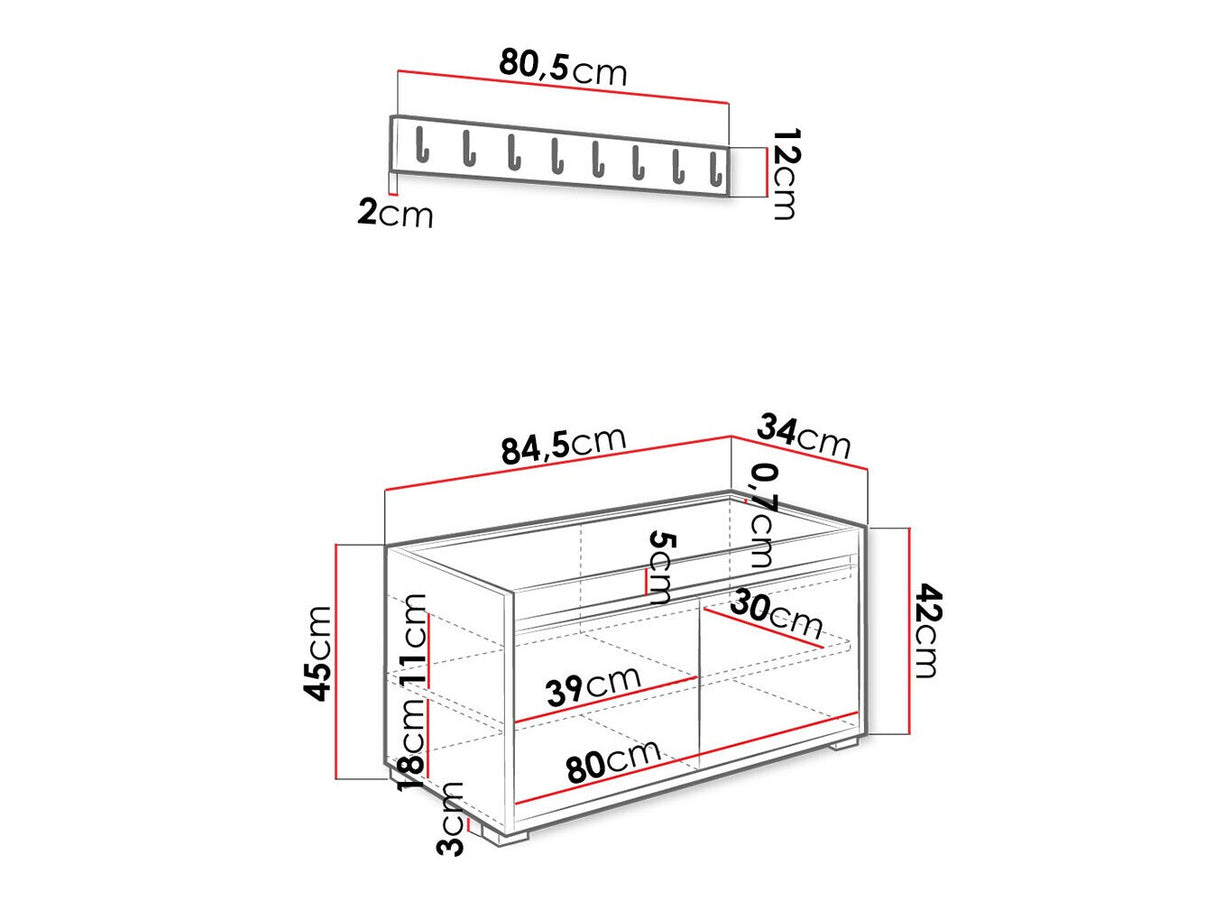 Priekšnama komplekts 301602