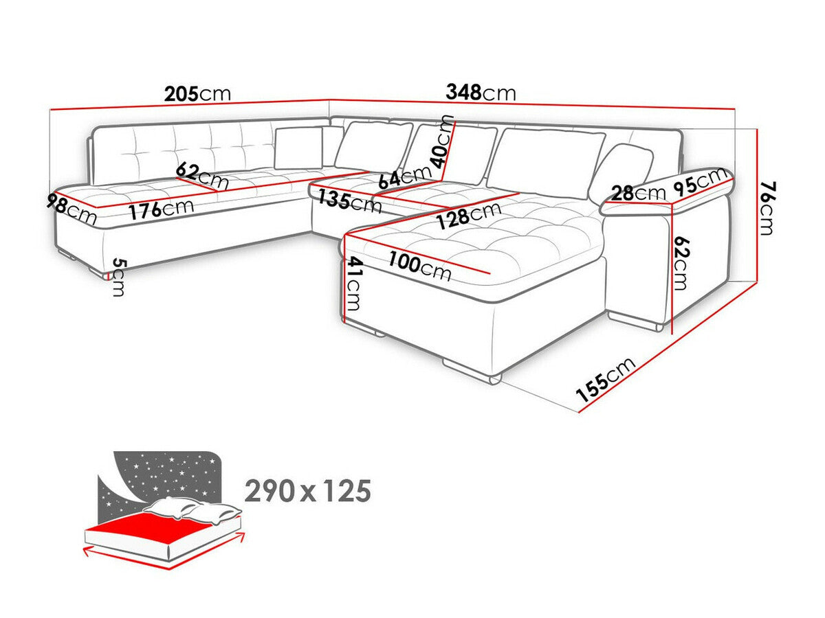 Stūra dīvāns 108216