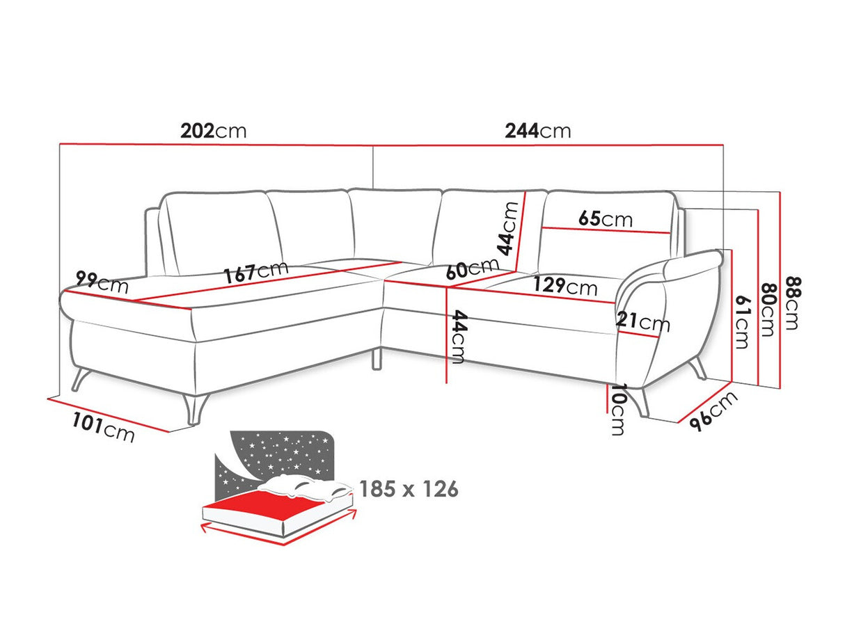 Stūra dīvāns 491554