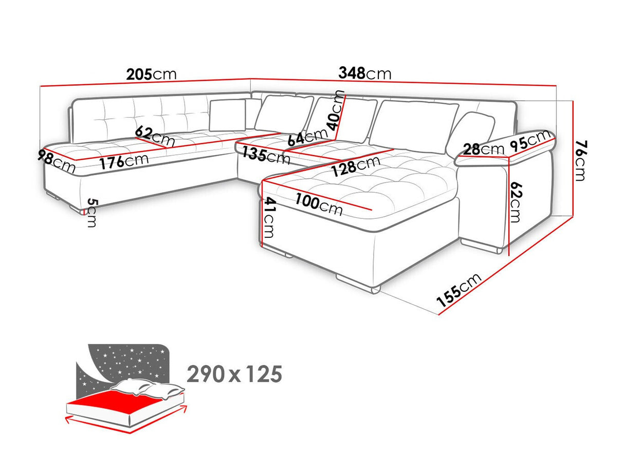 Stūra dīvāns 108216
