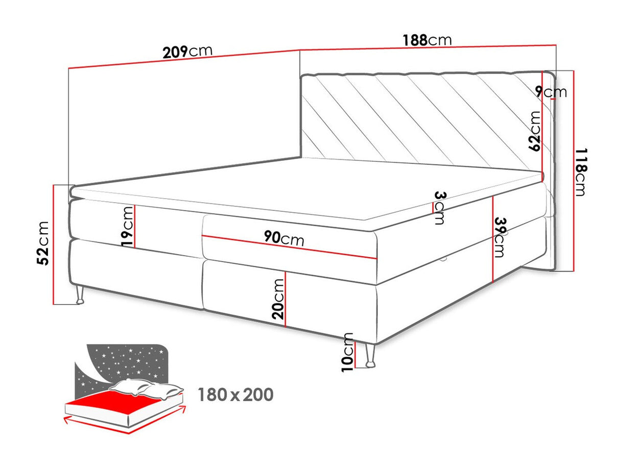 Kontinentālā gulta 477041