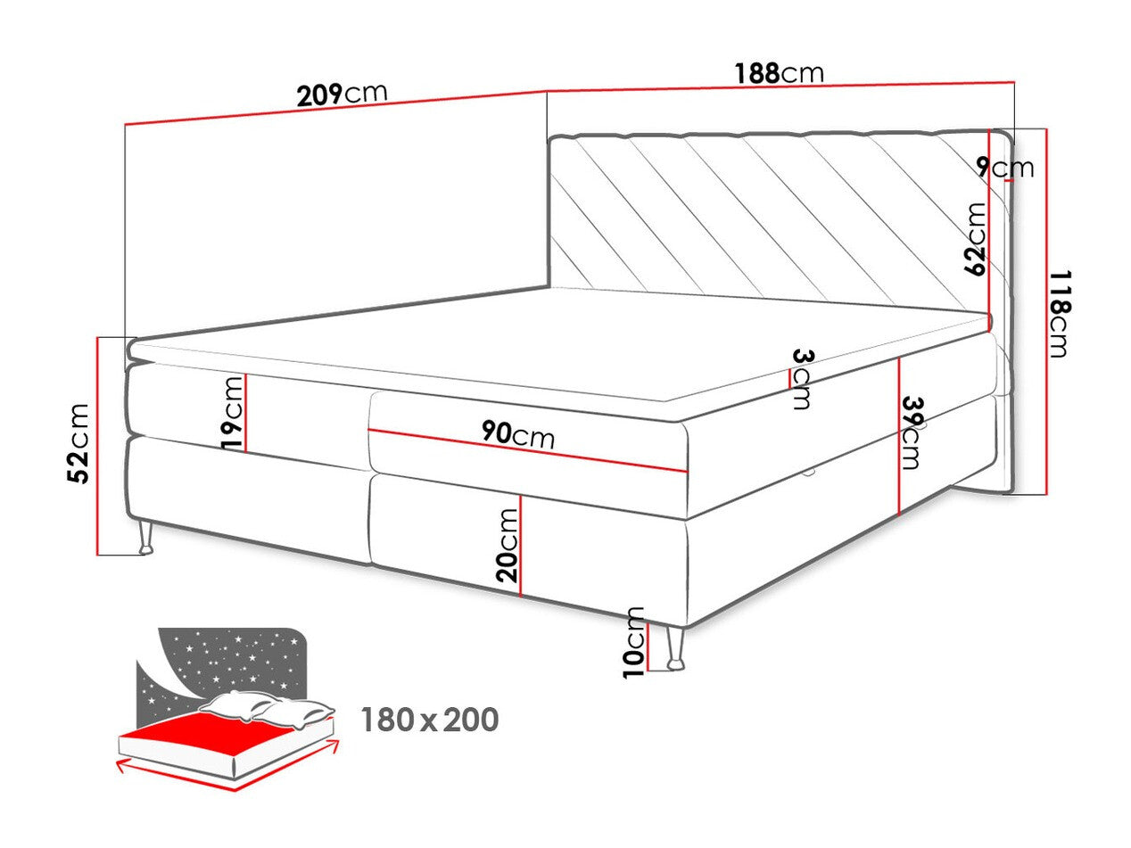 Kontinentālā gulta 477041