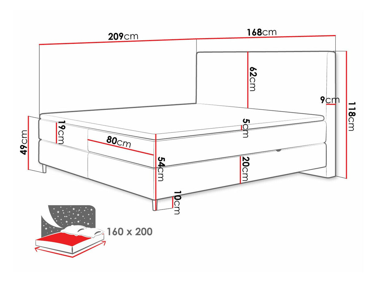 Kontinentālā gulta 493984
