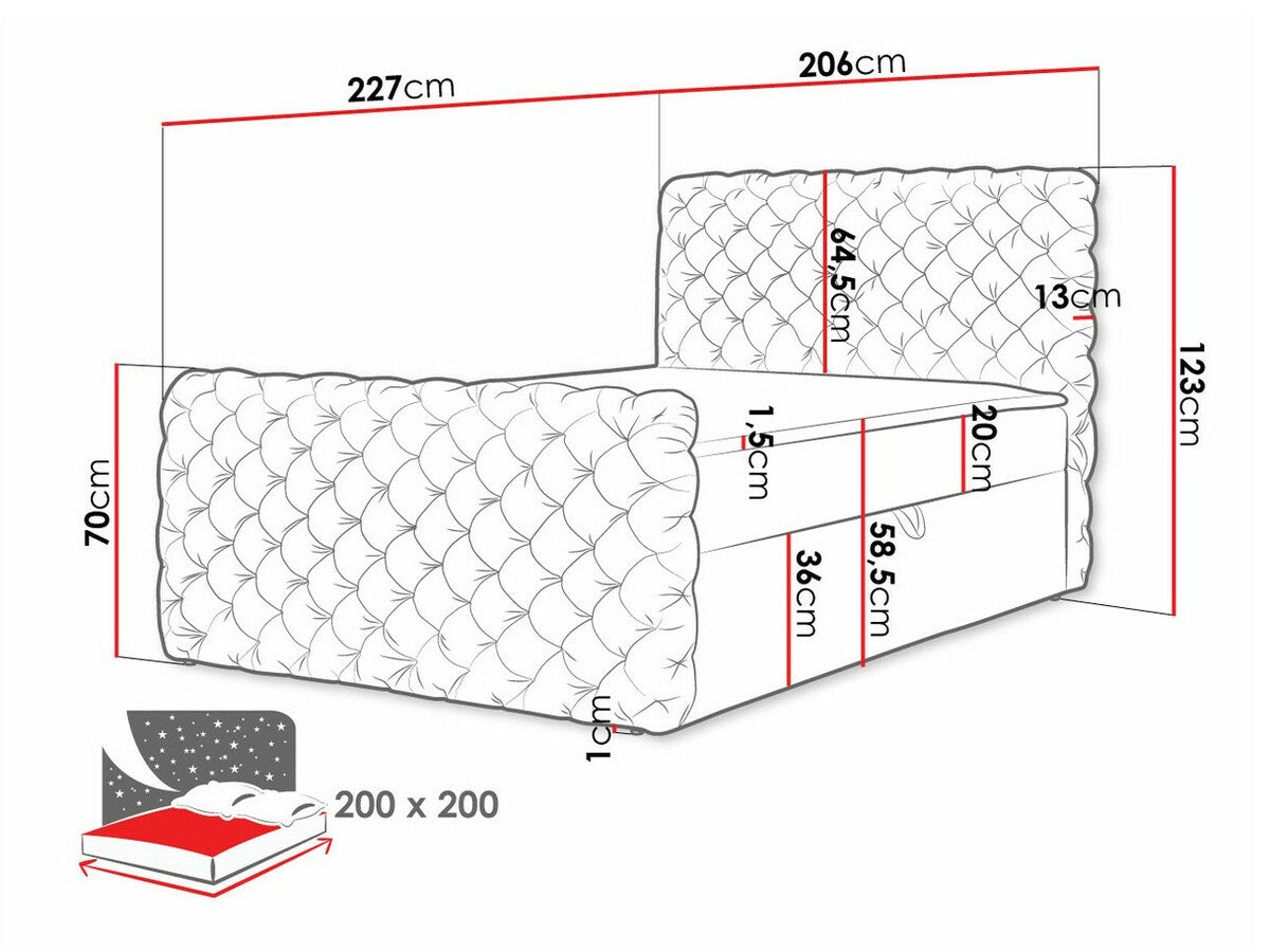 Kontinentālā gulta 494302