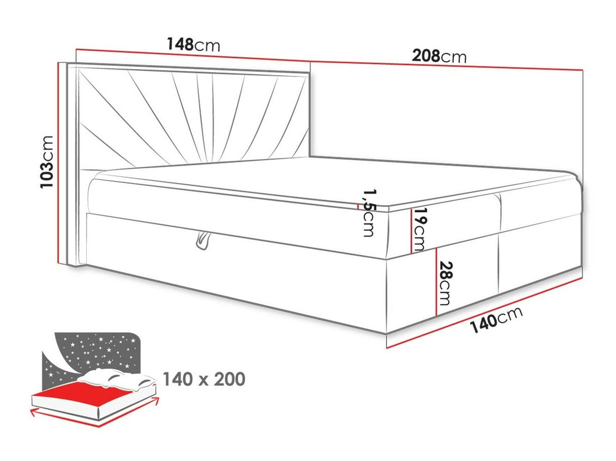 Kontinentālā gulta 495530