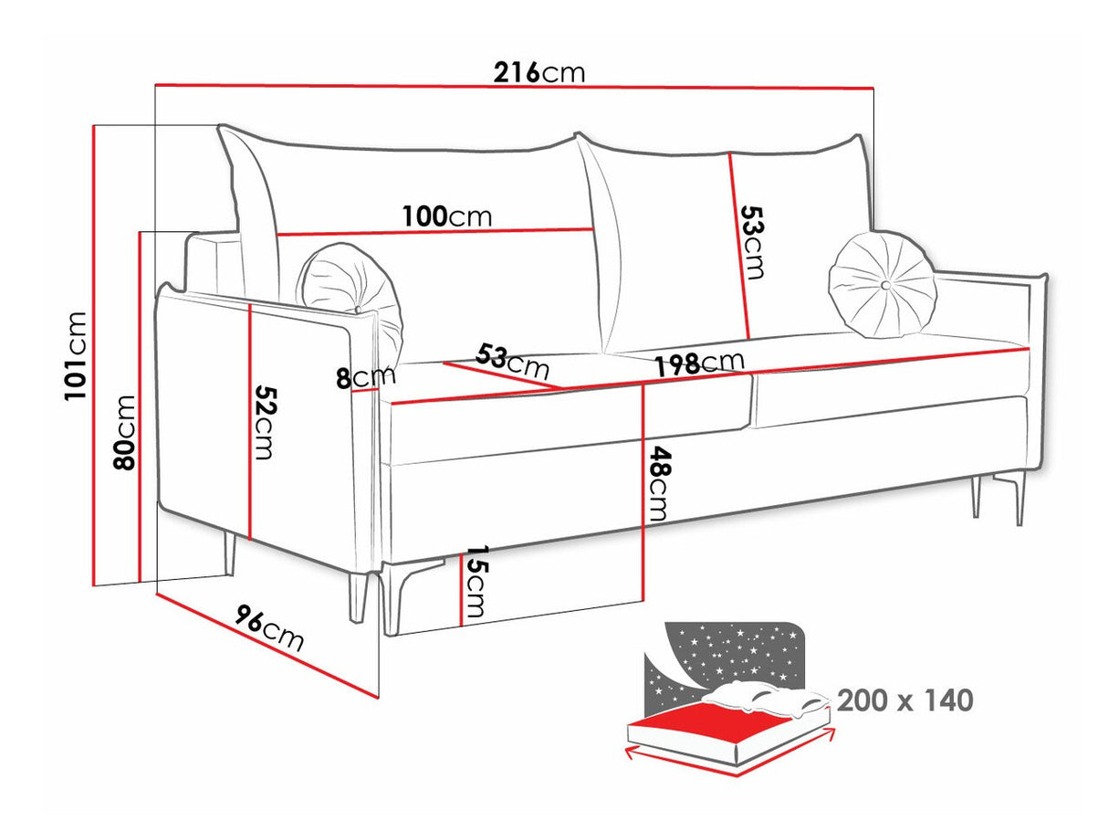 Dīvāns gulta 443654